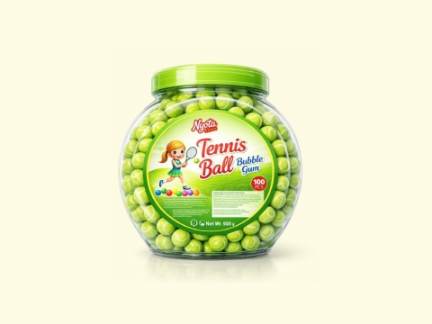 Tennis Ball Bubble Gum